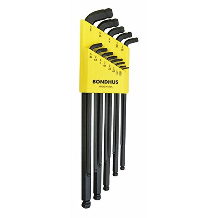 Bondhus 67037 ProGuard Finish Double Ball End, SAE L-Wrench Hex Key, 13 Piece Set