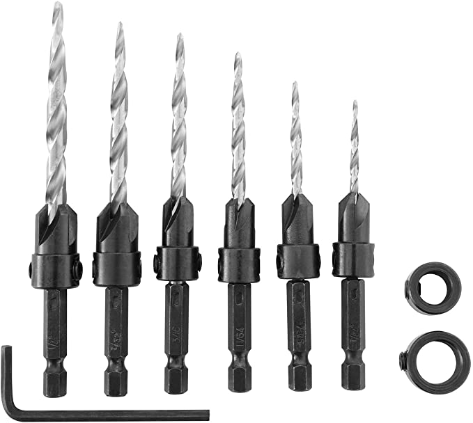 Irwin Tools 1882792 SPEEDBOR Countersink 8-Piece Wood Drill Bit Set