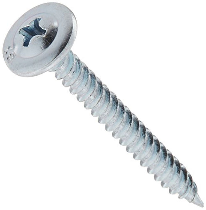 Teks 21510 #8x1 Phillips Drive Pan Head Zinc Steel Metal Screws, 398/Box