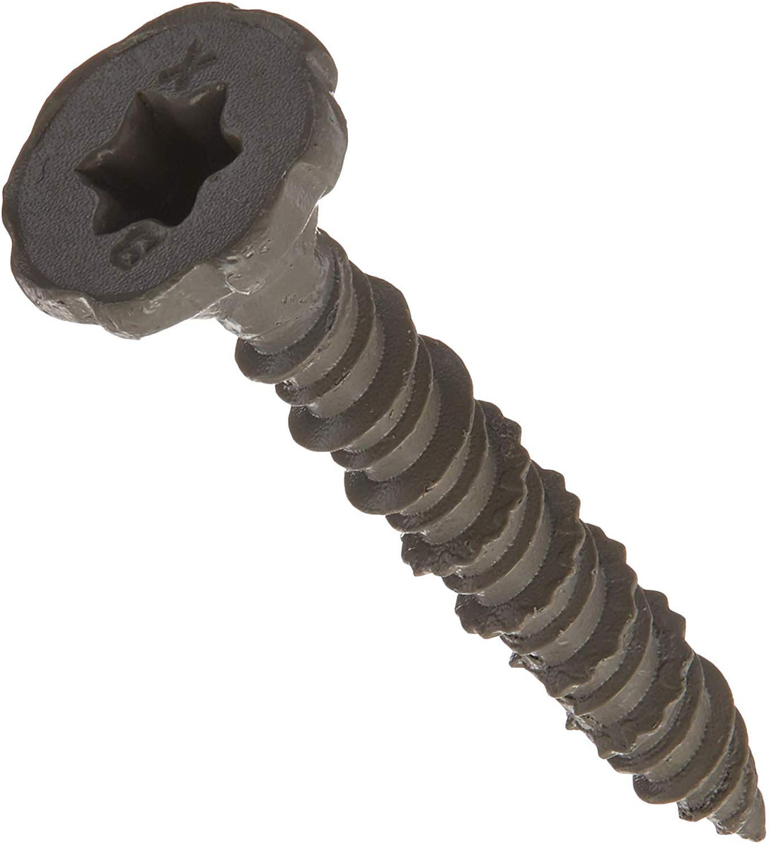 Backer-On Rock-On 23306 #9x1-1/4 Star Drive Serrated Head Zinc Steel Drywall & Cement Board Screws, 750/Box