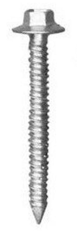 Tapcon 24326 1/4x2-1/4 Hex Drive Flat Head Polymer Coated Steel Tapcon Concrete Screws, 50/Box