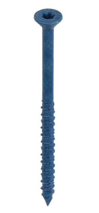 Tapcon 28395 1/4x3-3/4 Blue Star Drive Bugle Head Concrete Anchors 75/Box