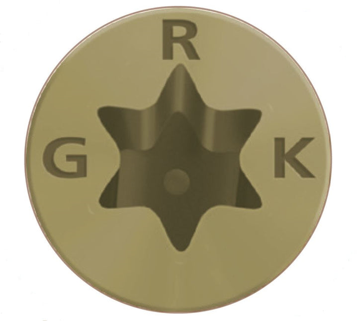 GRK 49159 Deck Elite #9 1-5/8 in. Star Drive Bugle Head Corrosion Resistant Treated Lumber Decking Screws 1080/Box