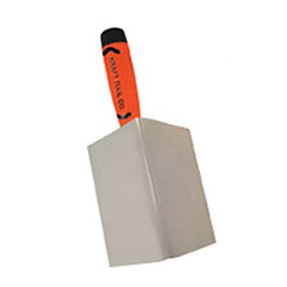 Kraft Tool Co. PL584PF 4 in. x 2 in. Stainless Steel Inside Corner Trowel with Proform Handle