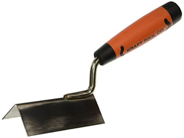 Kraft Tool Co. PL593PF 4 in. x 1-1/2 in. Stainless Steel Outside Corner Trowel with Proform Handle