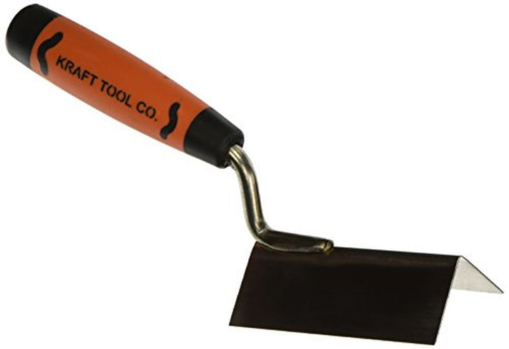 Kraft Tool Co. PL593PF 4 in. x 1-1/2 in. Stainless Steel Outside Corner Trowel with Proform Handle