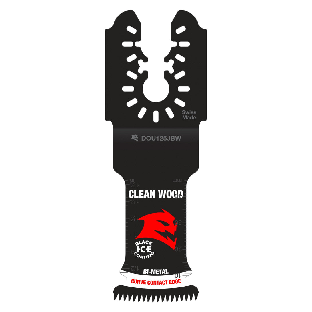 Diablo DOU125JBW3 1-1/4 in. Universal Fit Bi-Metal Oscillating Blades for Clean Wood, 3/Box