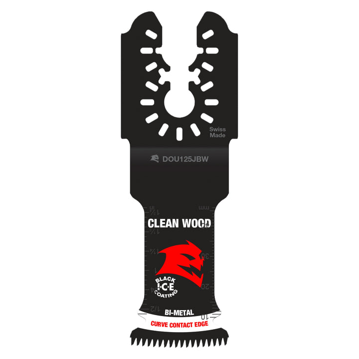 Diablo DOU125JBW3 1-1/4 in. Universal Fit Bi-Metal Oscillating Blades for Clean Wood, 3/Box