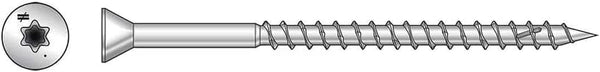 Simpson Strong Tie S07225WPB Deck-Drive DWP #7 2-1/4" 305 Stainless Steel Trim T15 Wood Screw (1750 per tub)