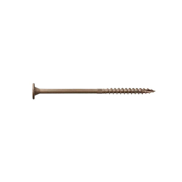 Simpson Strong-Tie SDWS22600DB .220x6 Star Drive Washer Head Double coated Steel Wood Screws, 500/Box