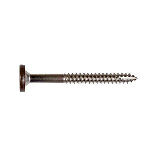 Simpson Strong Tie T08175FS75WH01 #8 x 1-3/4" 316SS White Fascia Fastening Screw (75 per box)