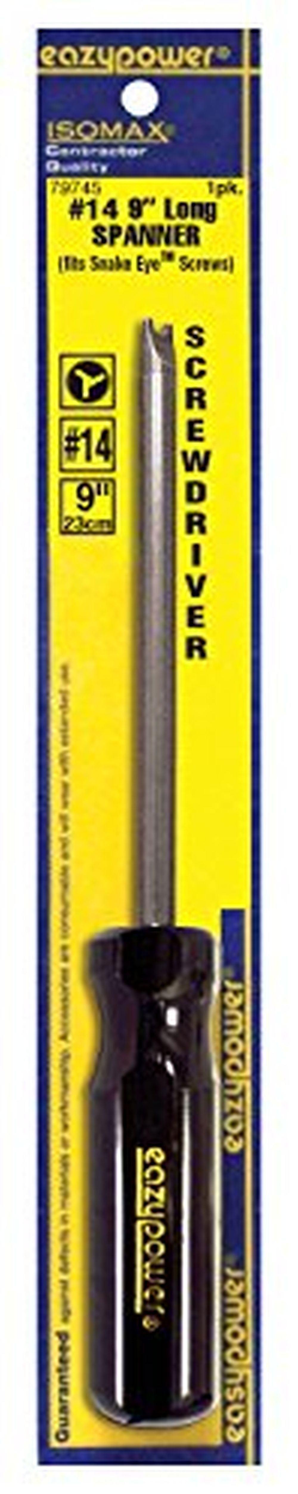 EazyPower 79745 #14 x 9 in. Snake Eye Spanner Screwdriver