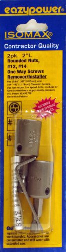Eazypower 88242 Get It Out One Way/Rounded Screw Removers, 2 Piece Set