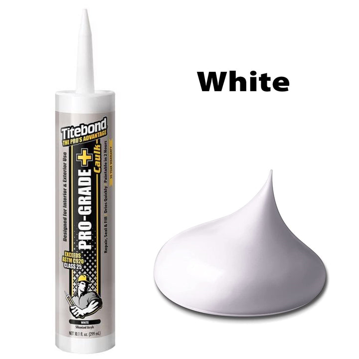 Titebond 8401 10.1 oz. Pro-Grade Plus Caulk - White