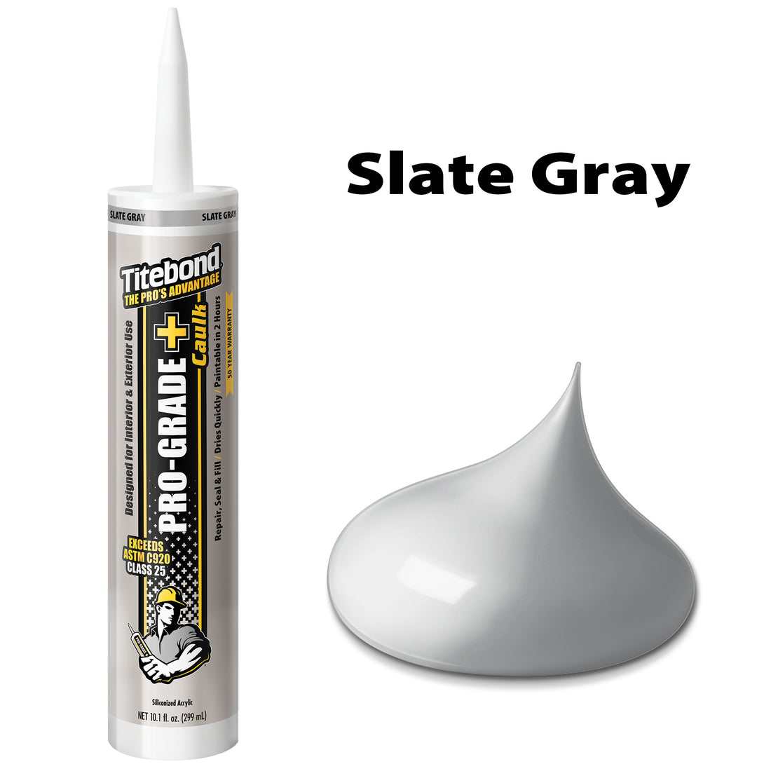 Titebond 8441 10.1 oz. Pro-Grade Plus Caulk - Slate Gray