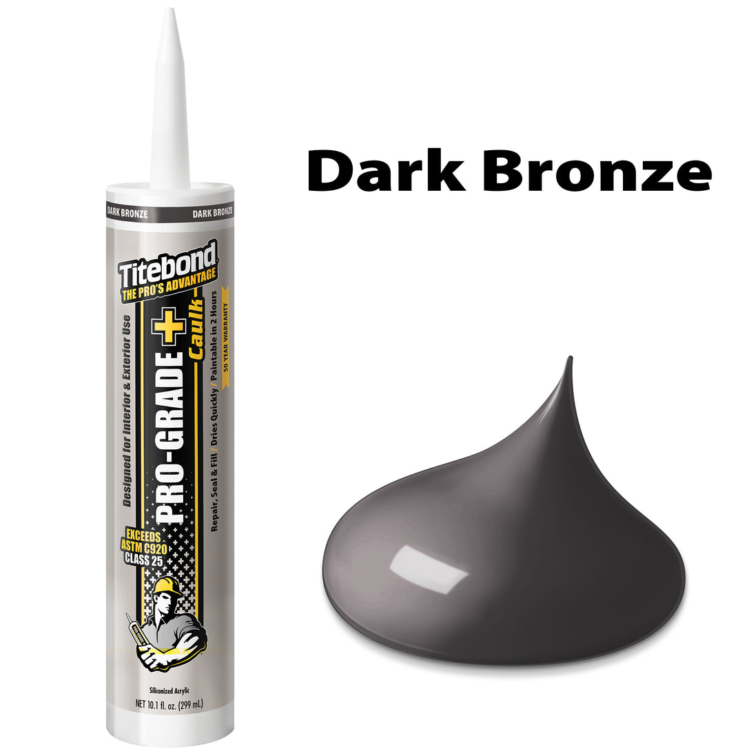 Titebond 8481 10.1 oz. Pro-Grade Plus Caulk - Dark Bronze