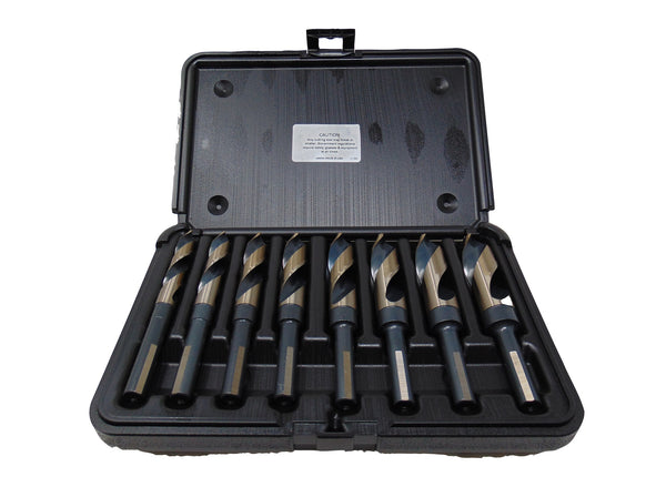Norseman by Viking Drill and Tool 26473 8 Piece 9/16 in. to 1 in. Heavy Duty Black and Gold Vortex 1/2 in. Shank Set