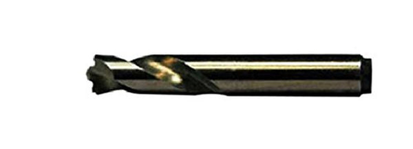 Viking Drill and Tool 37671 8 mm x 3.62 in. Twin End Gold Oxide Cobalt Spot-Weld Drill Bit, 5/Box