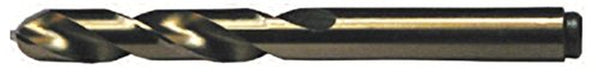 Viking Drill and Tool 39880 3/16 in. 135 Degree Split Point Gold Oxide M42 Cobalt Screw Machine Drill Bit, 12/Box