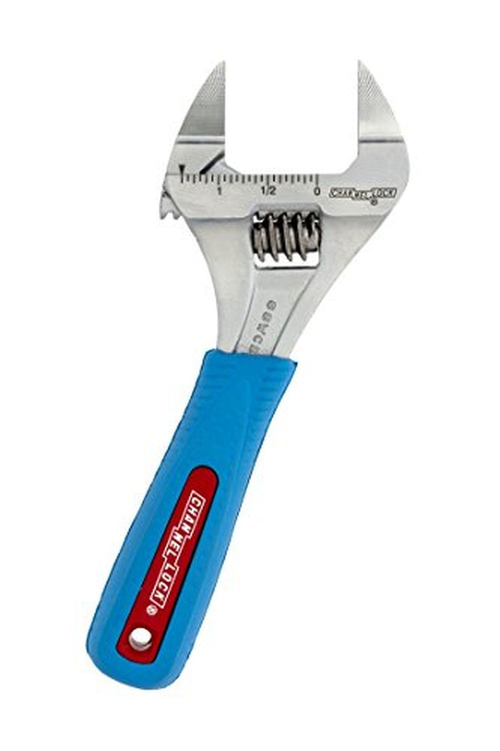 Channellock 6SWCB 6 in. Chrome/Nickel Finish Steel Adjustable Wrench