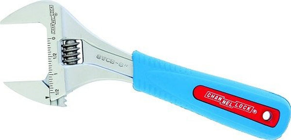 Channellock 8WCB 8 in. Chrome/Nickel Finish Steel Adjustable Wrench