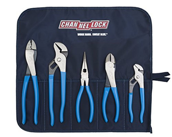 Channellock TOOL ROLL-2 Technicians Plier Set, 5 Piece Set