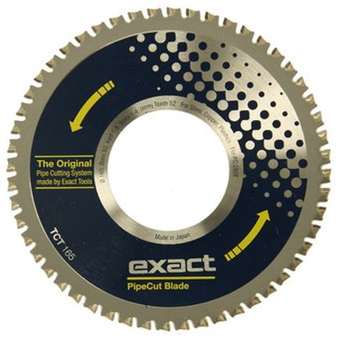 Exact Tool 7010487 TCT 165 6-1/2 in. Blade for Steel, Copper & Plastics, 1/Box