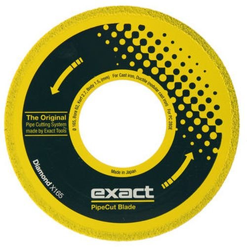 Exact Tool 7010493 Diamond X165 6-1/2 in. Blade for Cast Iron & Ductile, 1/Box