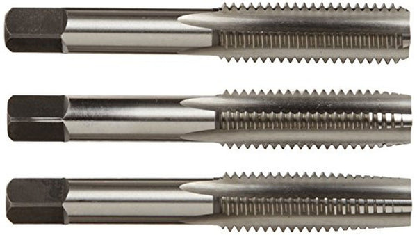 Alfa Tools CSHTS70546 3/4 in. x 10 TPI NC Carbon Steel Hand Taps, 3 Piece Set