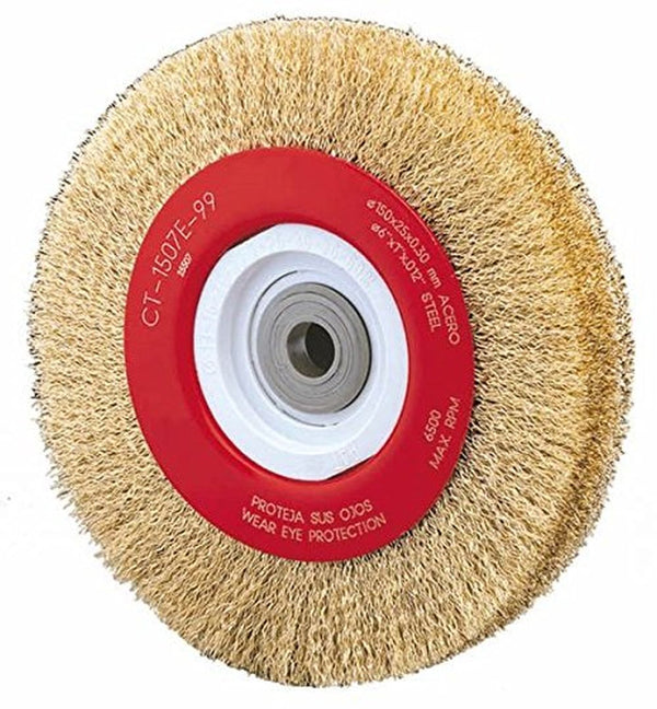 Alfa Tools WB67151 6 in. Crimped Wide Face Wire Wheel, 1/Box