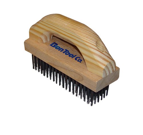 Bon 84-668 Wire Brush - 7 1/8-in. X 2 1/4-in. With Wood Handle