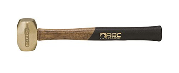 ABC Hammer ABC2BW 2 lb. Brass Hammer with 12.5 in. Wood Handle