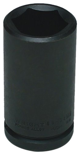 Wright Tool 69-50MM 3/4 in. Drive 6 Point 50 mm Metric Deep Impact Socket