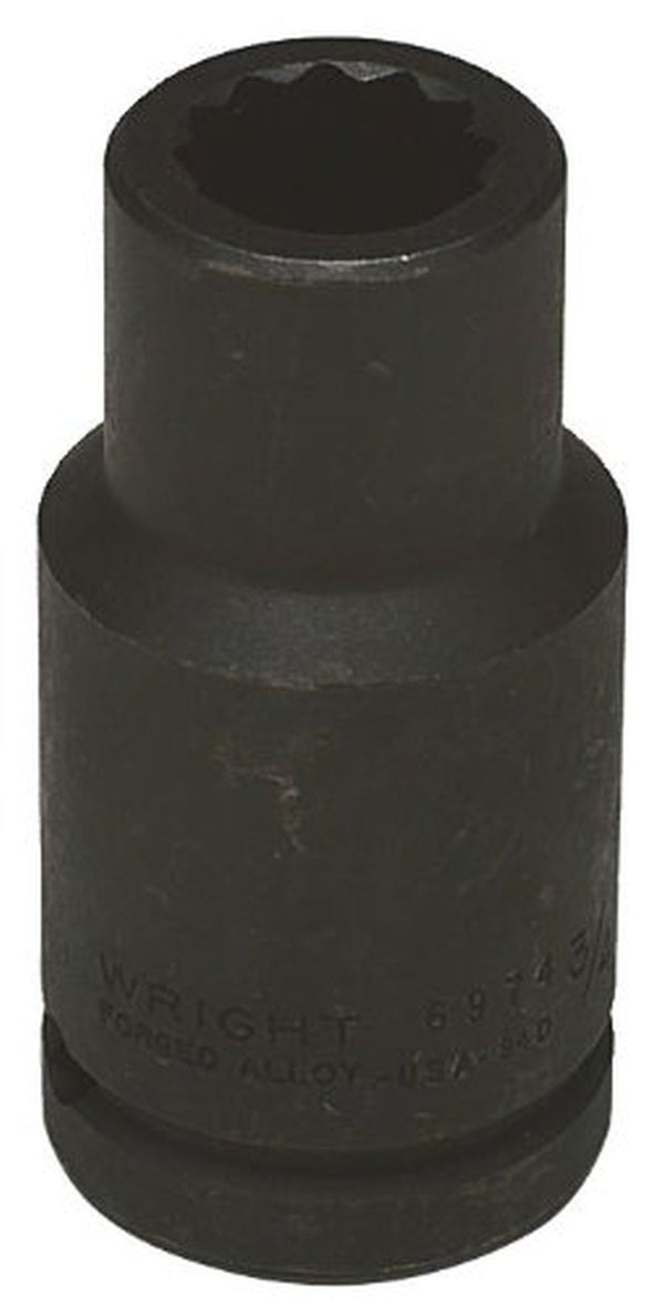 Wright Tool 6974 3/4 in. Drive 12 Point 3/4 in. SAE Deep Impact Socket