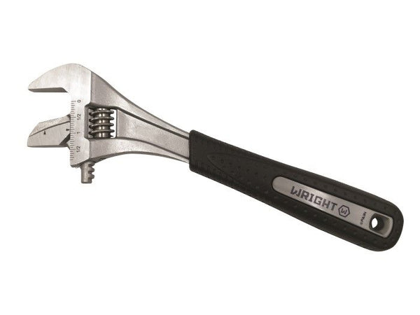 Wright Tool 9AG12R Adjustable Wrench Chrome Reversable Jaw Maximum Capacity 1-3/4" Ultimate Grip - 12"