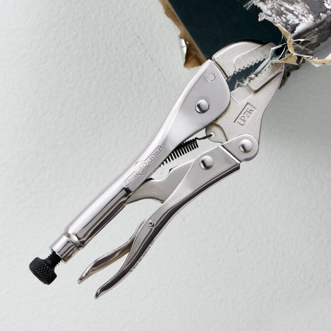 Eagle Grip by Malco LP10WC 10 in. Curved Jaw Locking Pliers with Wire  Cutter