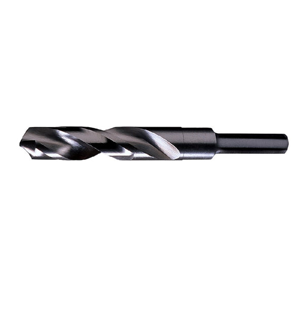 Chicago Latrobe 52436 9/16 in. x 6 in. Black Oxide Finish High Speed Steel 118-Degree Conventional Point Reduced Shank Twist Drill Bit, 1/Box