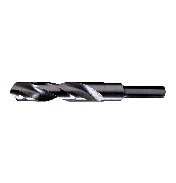 Chicago Latrobe 55442 21/32 in. x 6 in. Black Oxide Finish High Speed Steel 118-Degree Conventional Point Reduced Shank Twist Drill Bit, 1/Box