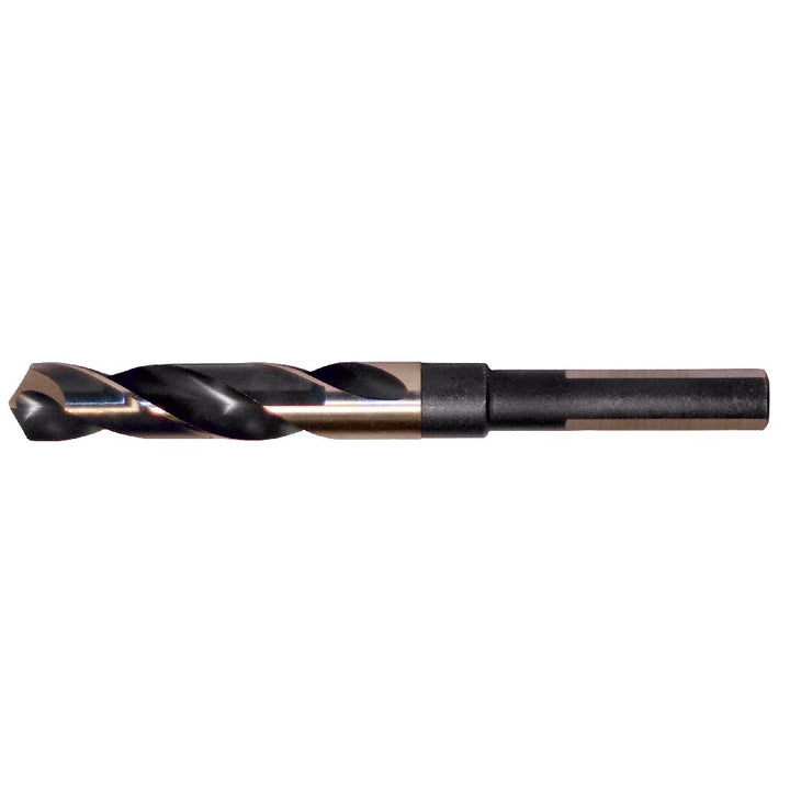 Cle-Line C17046 3/4 in. x 6 in. Black and Gold Oxide Finish High Speed Steel Silver & Deming 118-Degree Twist Drill Bit, 1/Box