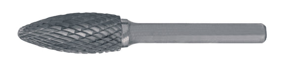 Cle-Line C17529 4.76mm Diameter x 3.0mm Shank SH-53 Double Cut Carbide Burr