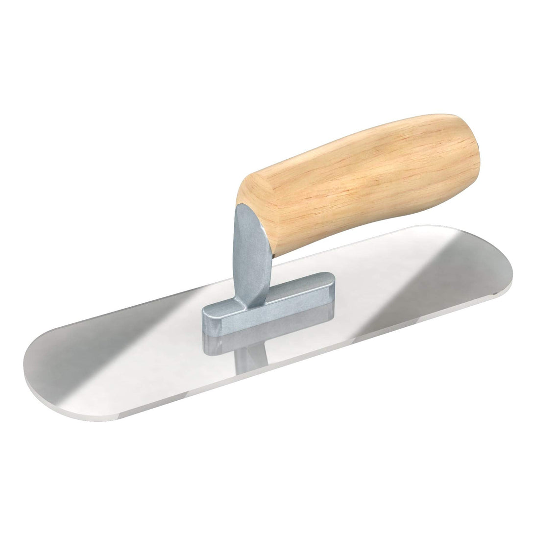 Bon 12-905 Swim Pool Trowel - Plex 10-in. X 3-in. - Short Shank Camel Handle