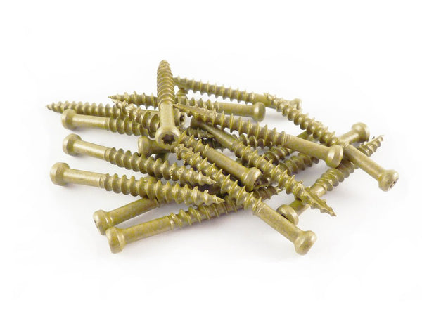 WoodPro TH7X112-1 #7 x 1-1/2 in. Gold Finish Wood Screws, 245/Box