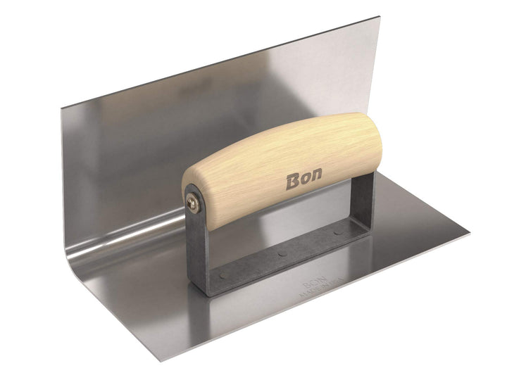 Bon 12-410 Step Tool - Inside 8-in. X 4-in. - 1/2-in. Radius 4-in. Lip Wood Handle