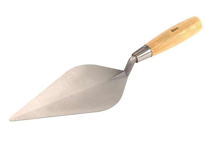 Bon 73-237 Blocklayer Trowel - Steel Narrow London, 10-in. Wood Handle