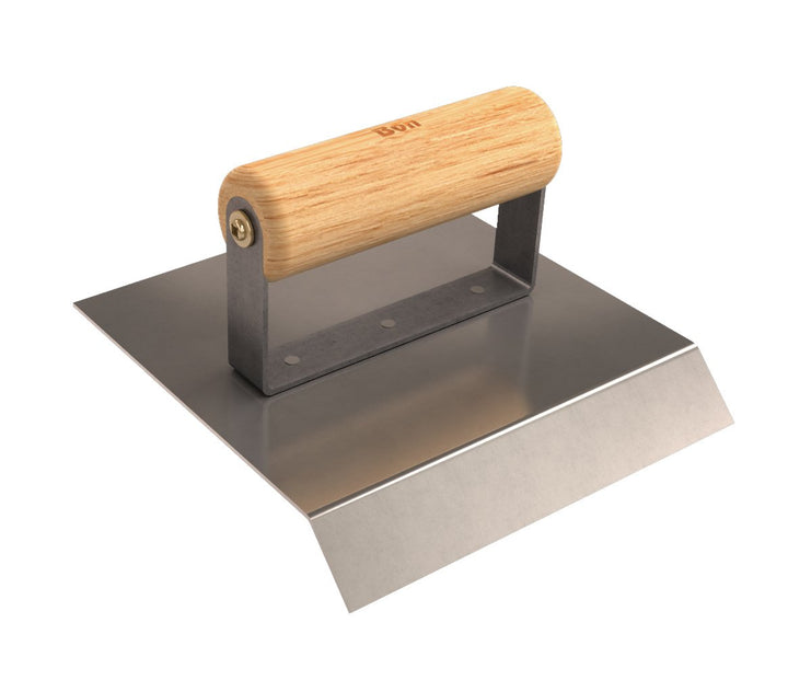 Bon 12-864 Chamfer - Stainless Steel 6-in. X 6-in. Wood Handle