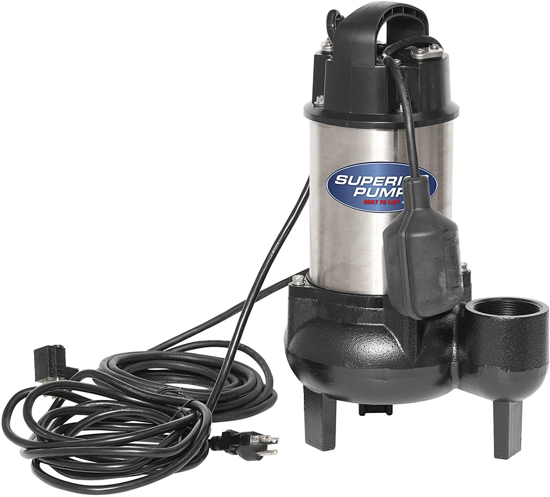 Superior Pump 93775 3/4HP Stainless Sewage Pump