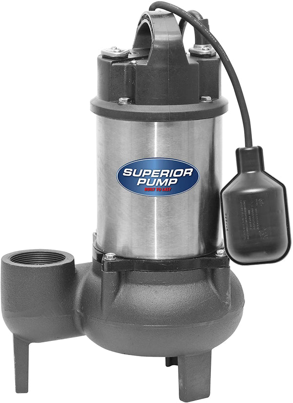 Superior Pump 93775 3/4HP Stainless Sewage Pump
