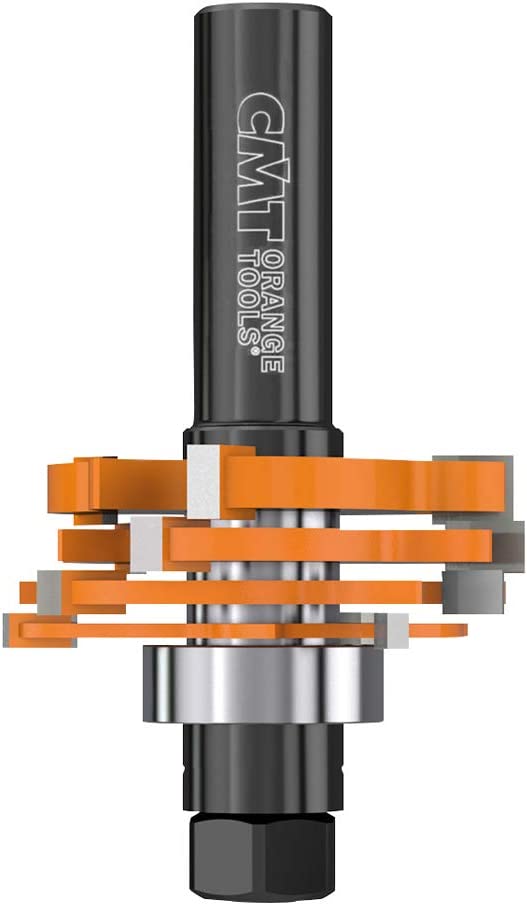 CMT 800.506.11 Slot Cutter Set with 1-7/8-Inch Diameter, 1/8-Inch to 23/32-Inch Height, 1/2-Inch Depth, 3-3/16-Inch Length and 1/2-Inch Shank