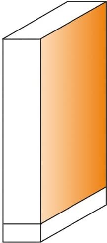 CMT 806.627.11 Flush Trim bit, 1/2-Inch Shank, 1-Inch Cutting Length, Carbide-Tipped,Orange