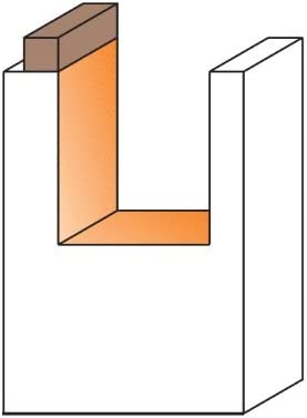 CMT 812.127.11B Pattern Bit with Bearing, 1/4-Inch Shank, 1/2-Inch Diameter, Carbide-Tipped